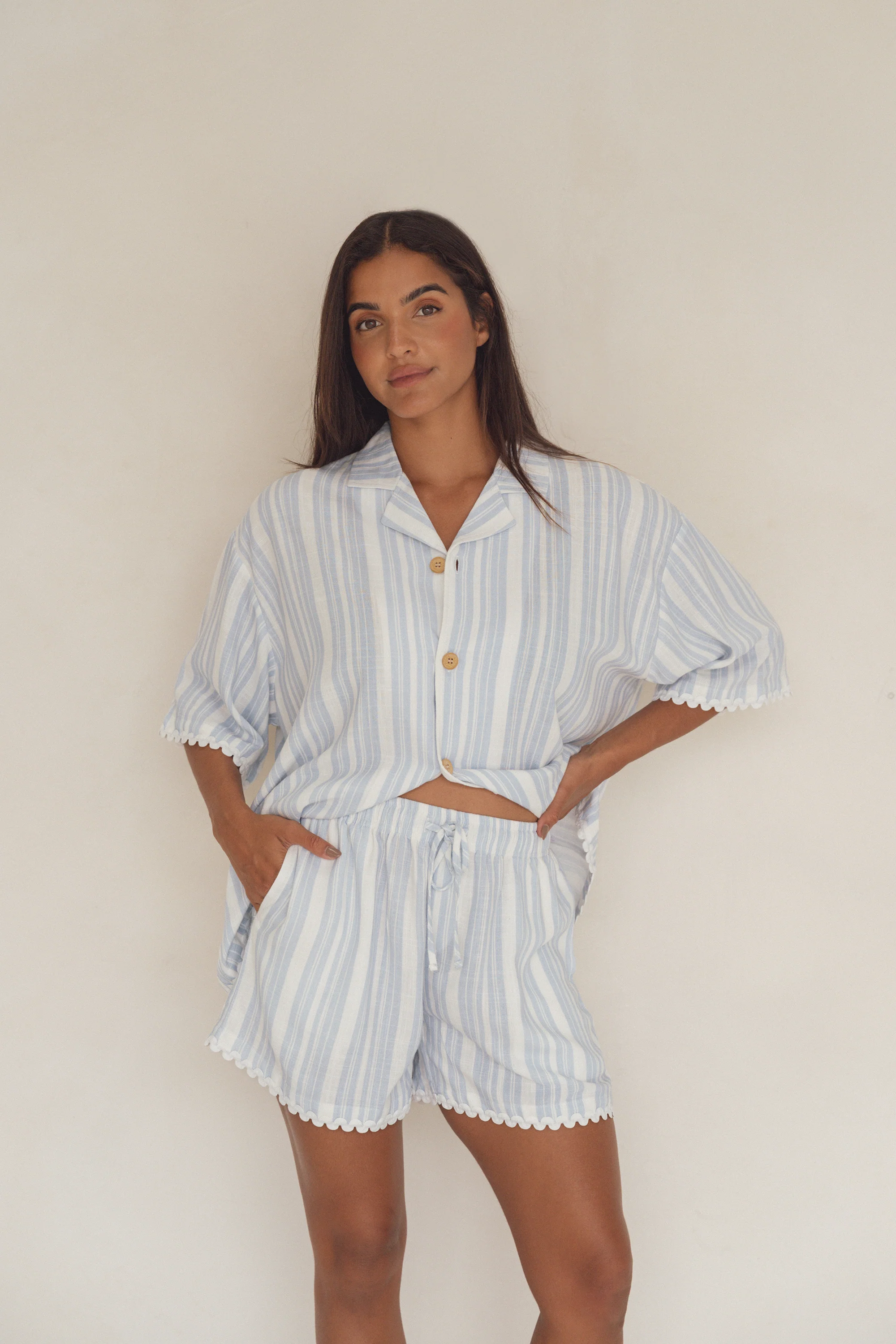 Adult Shorts- Summer Blue