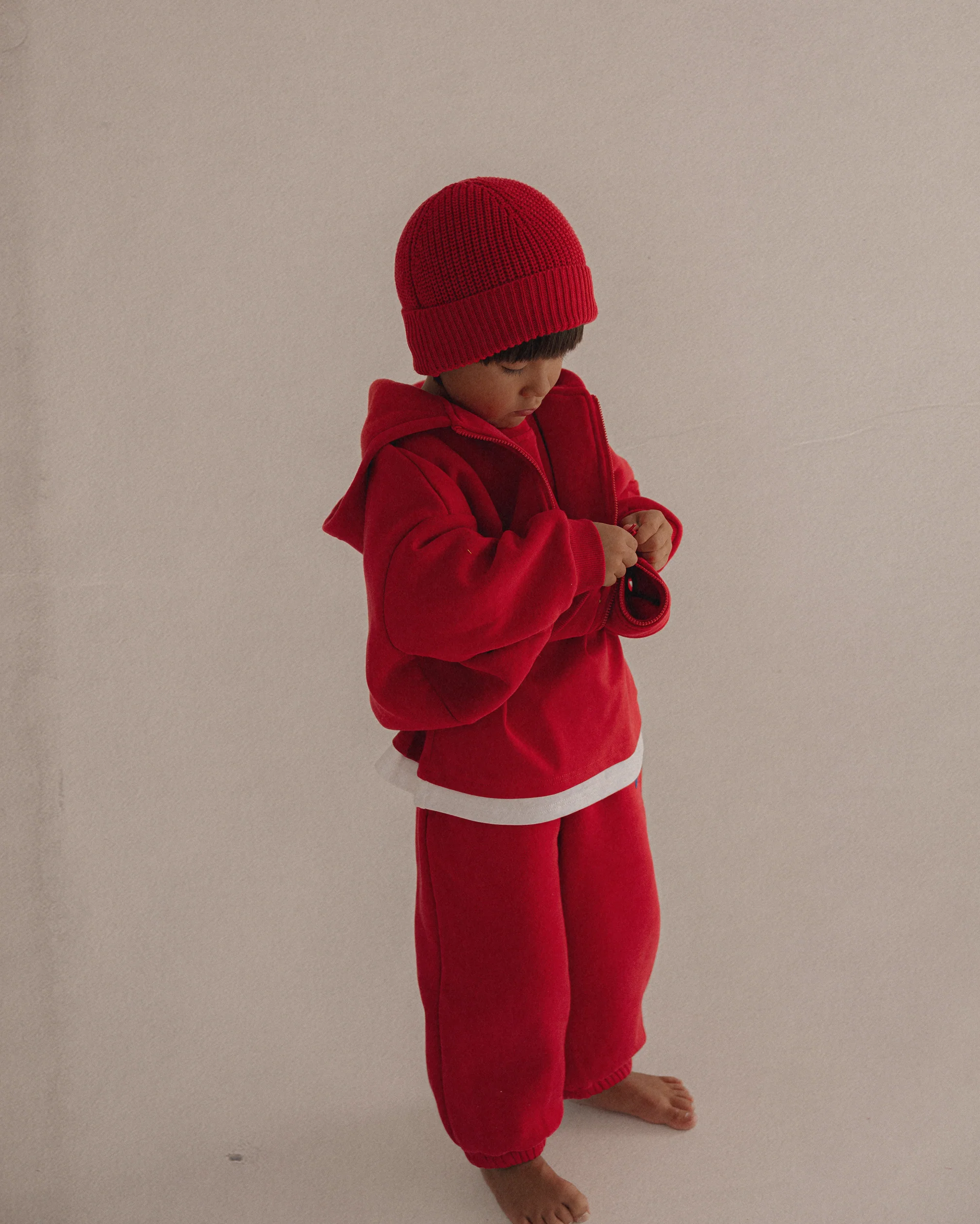 Fisherman Beanie - Red - Image 5