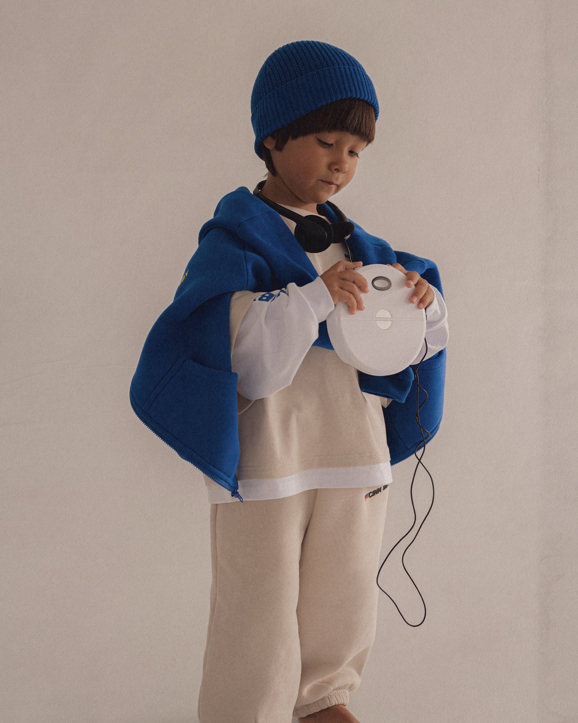 Primary Zip Hoodie - Blue - Image 5
