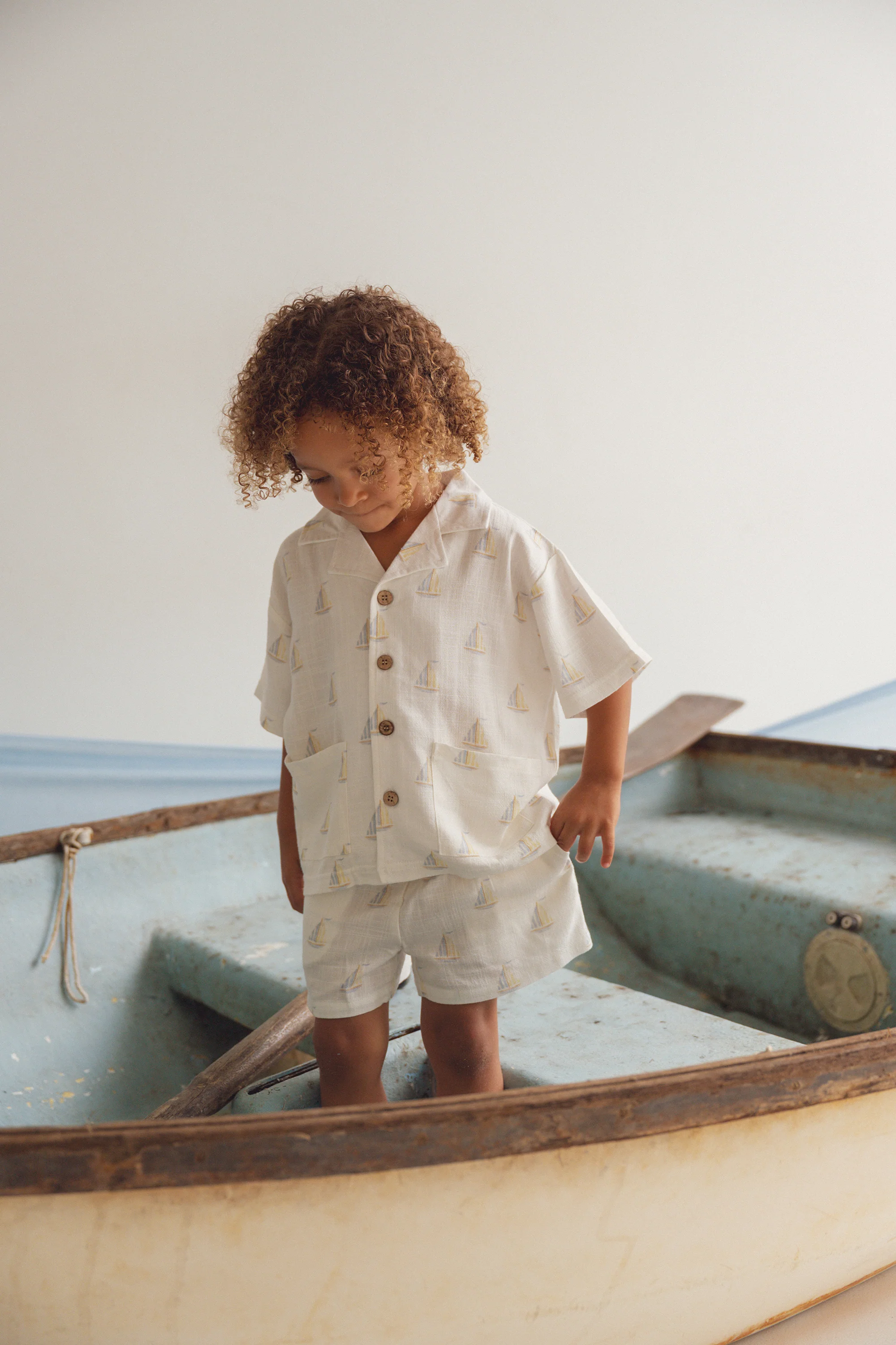 Sailboat Linen Shirt - Image 3