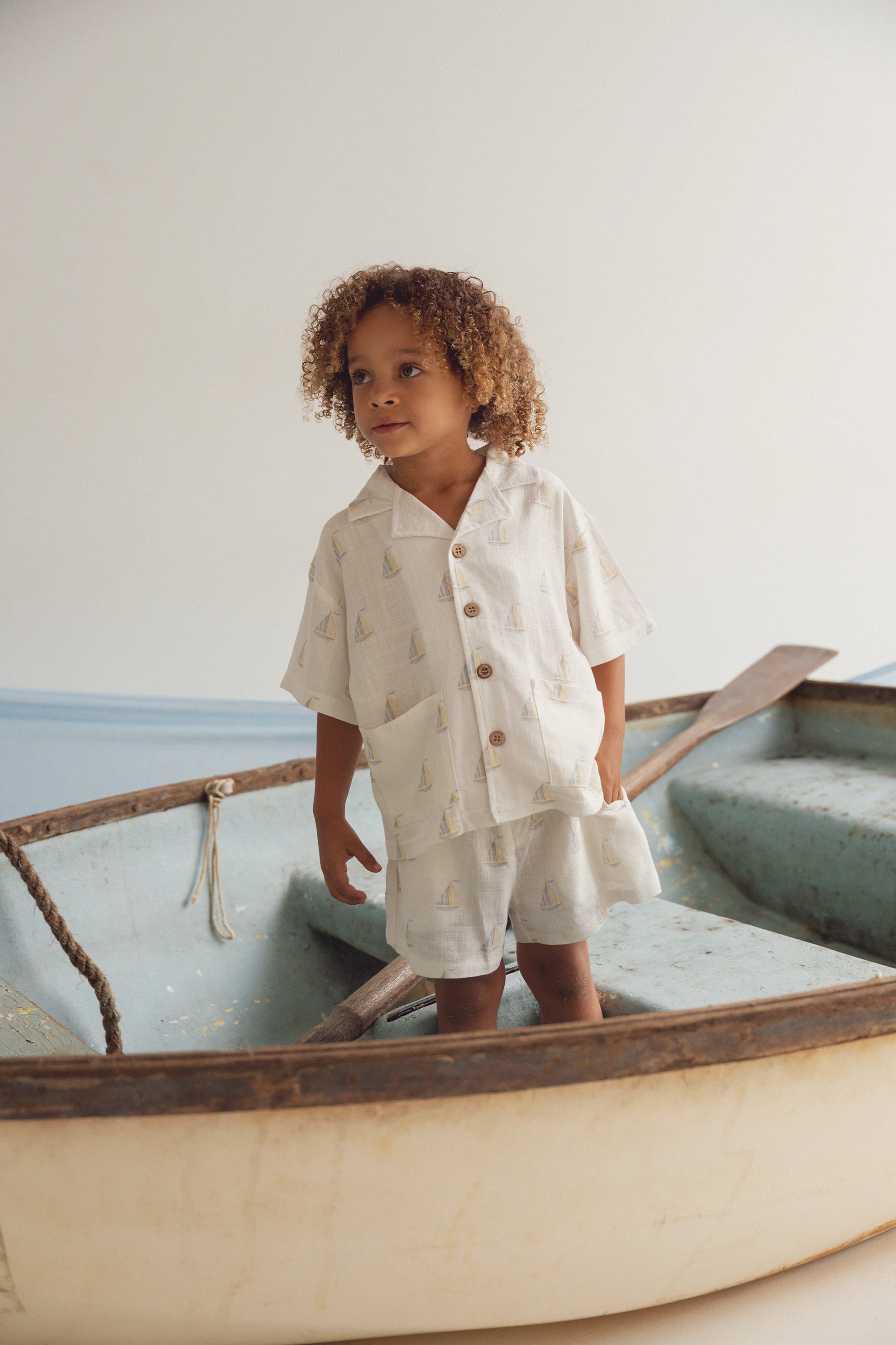 Sailboat Linen Shirt - Image 4