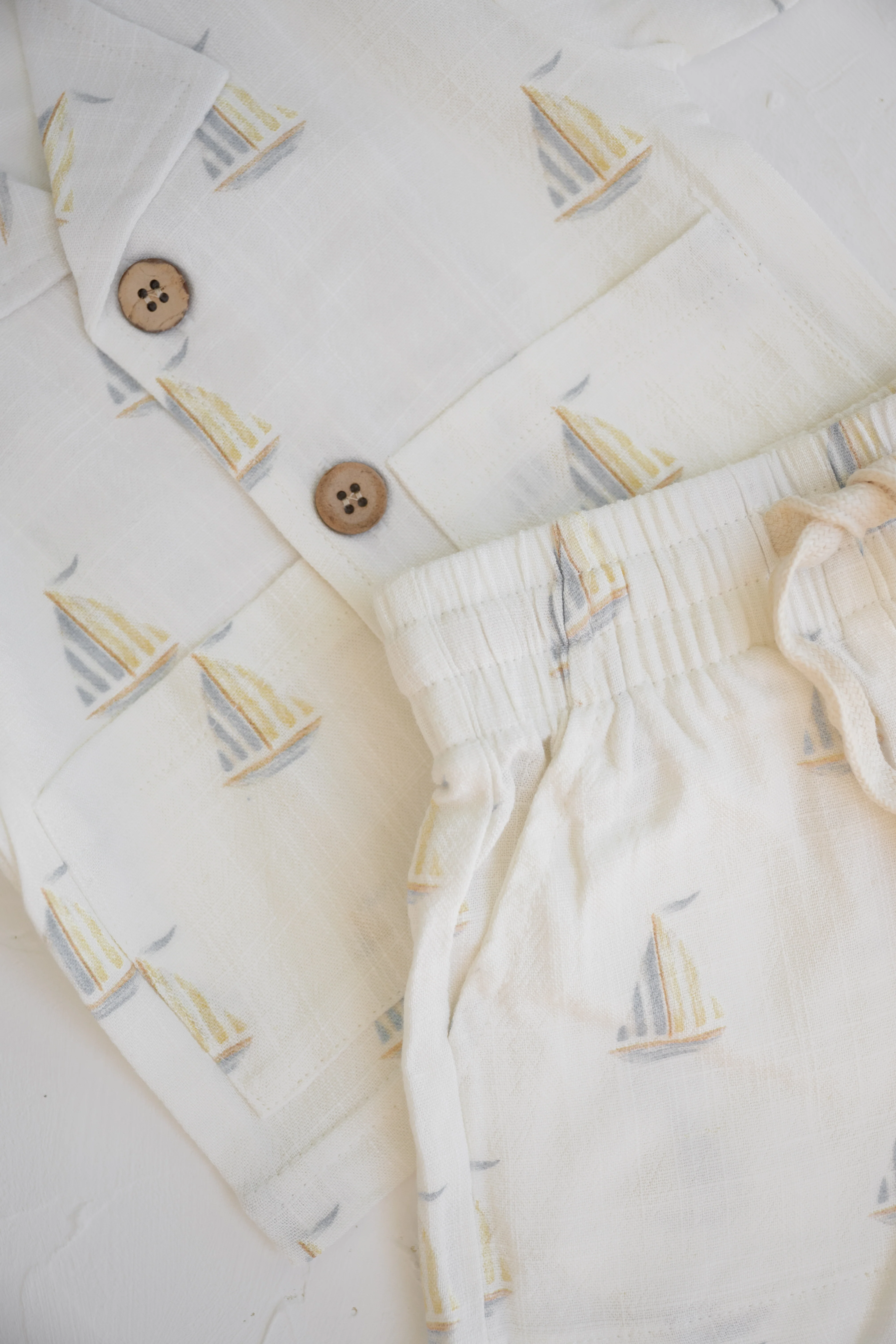 Sailboat Linen Shirt - Image 7